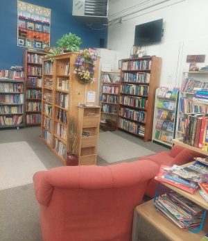 Take a break in our cozy little library
