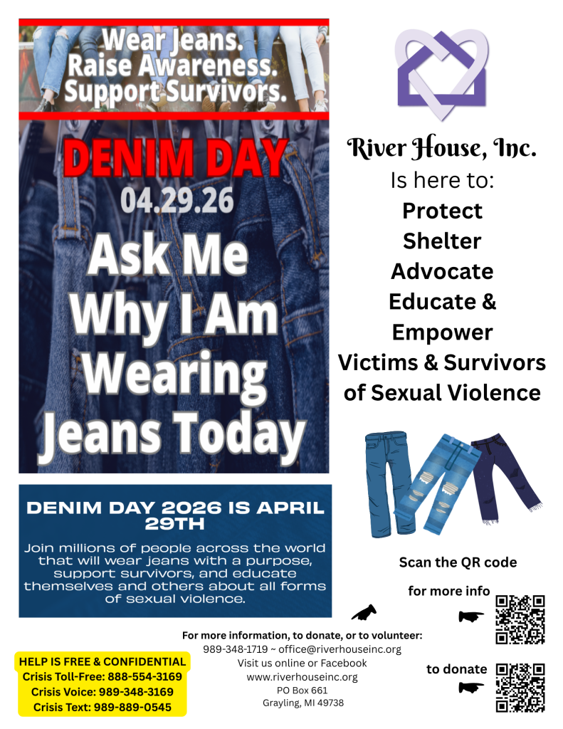 Denim Day 2026 flyer